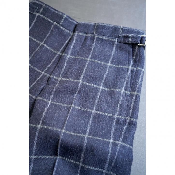 Fendart/եMODERATE PANTS HARRIS TWEED NAVY 