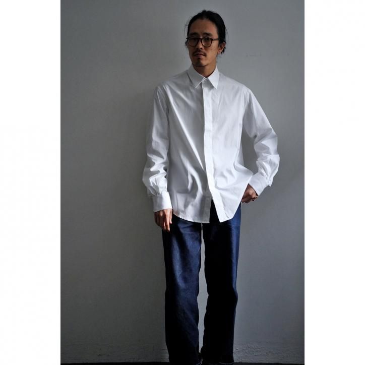 新品未使用　BOURRIENNE paris x 刺繍　シャツ　ホワイト BOURRIENNE PARIS X】25SS COLLECTION | well-made by MAIDENS SHOP