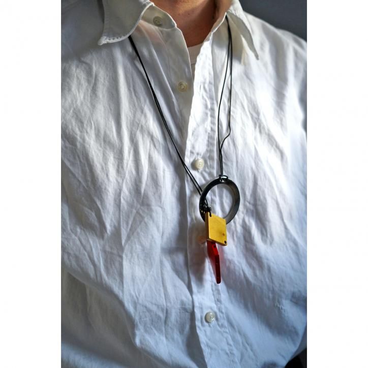 m’s braque エムズブラックWood Necklace ウッドネックレス m's braque WOODS&METALS NECKLACE | MusterWerk Sud.