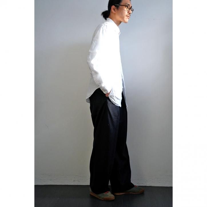 パンツ nonnotte NO TUCK WIDE STRAIGHT TROUSERS パンツ nonnotte NO TUCK WIDE STRAIGHT TROUSERS BACK SATIN