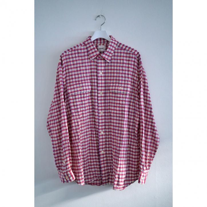 BISOWN/ӥCHECK G.I. SHIRTS PINK