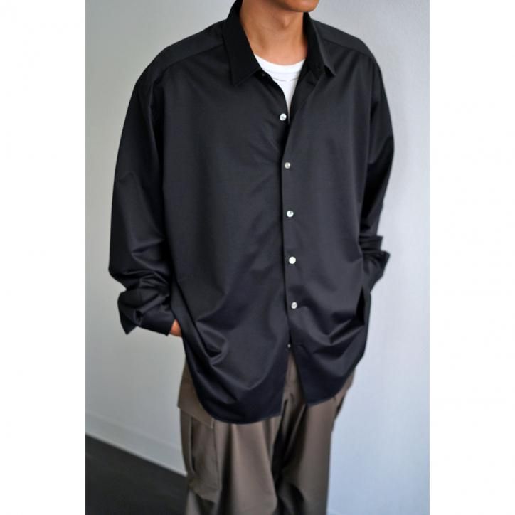 KANEMASA PHIL. ͥޥե46G Atmosphere Shirt BLACK