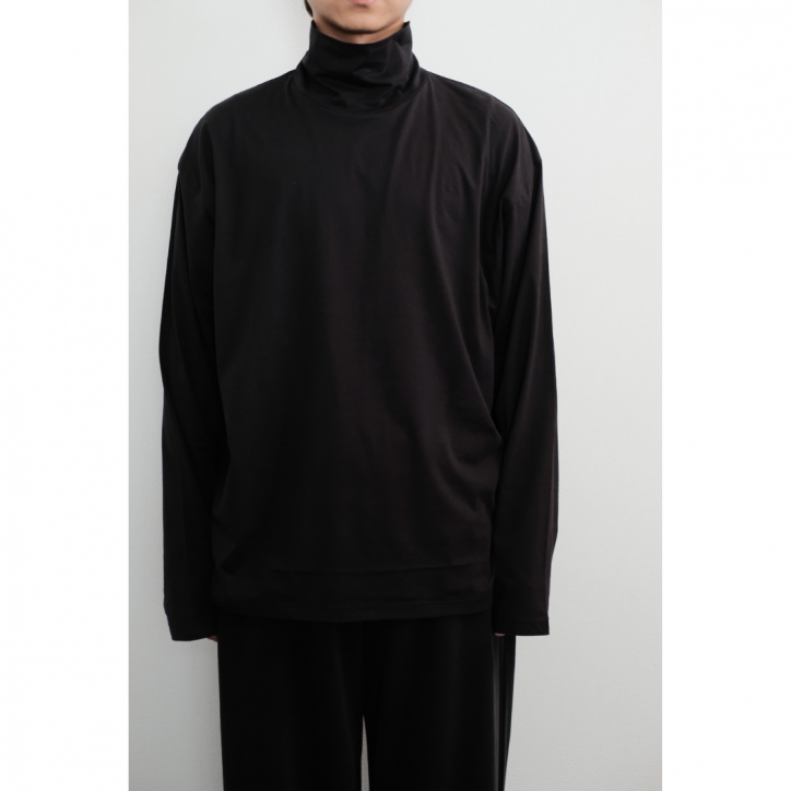 KANEMASA PHIL./ͥޥե46G Cotton Turtle Neck Night Black