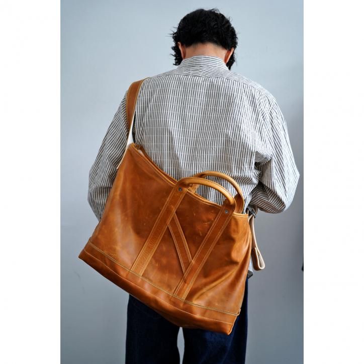 NICENESS T.LEDZ レザートートバッグ T.LEDZ / T.レッズ( ショルダートートバッグ - オイルドホース