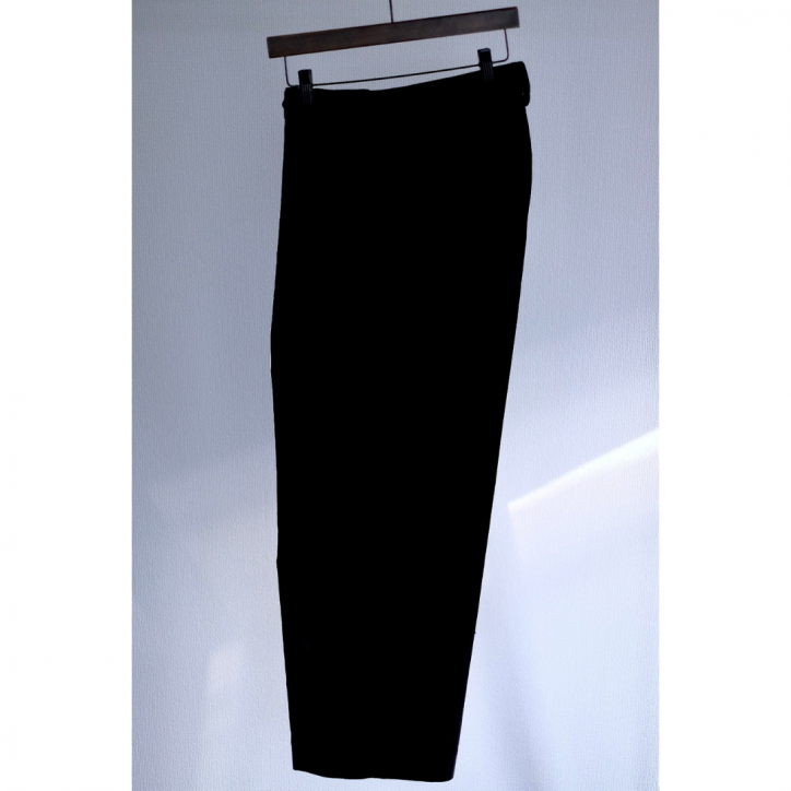 BISOWN/ビソウン】【25FW】CORDUROY 2TUCK WIDE TROUSERS BLACK