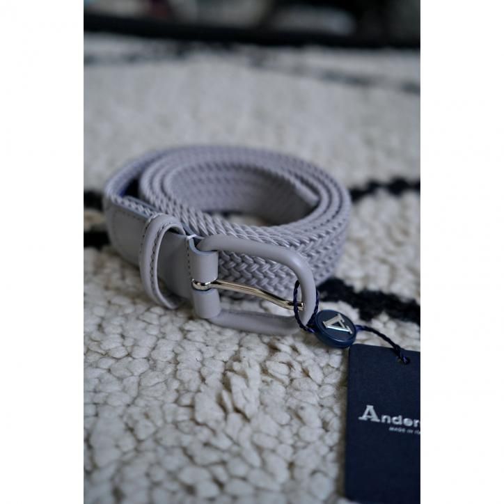 Anderson's 󥺡RUBBER MESH BELT GRAY