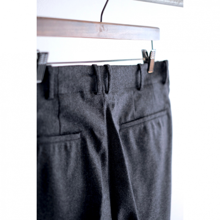 最終nonnotte 2-Tuck Wide Tapered Trousers nonnotte 2 TUCK WIDE TAPERED TROUSERS