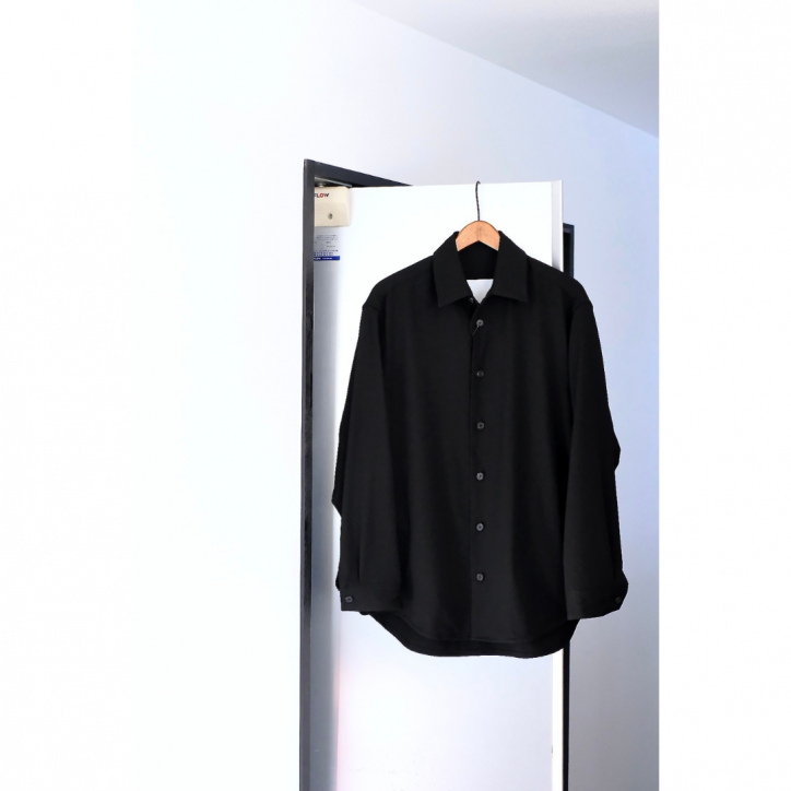 【早い者勝ち】nonnotte ウールコットン　カバーオール　ホワイト　希少 CLEAR HEAVY BROADCLOTH OVERSIZED SHIRT - WUNDER
