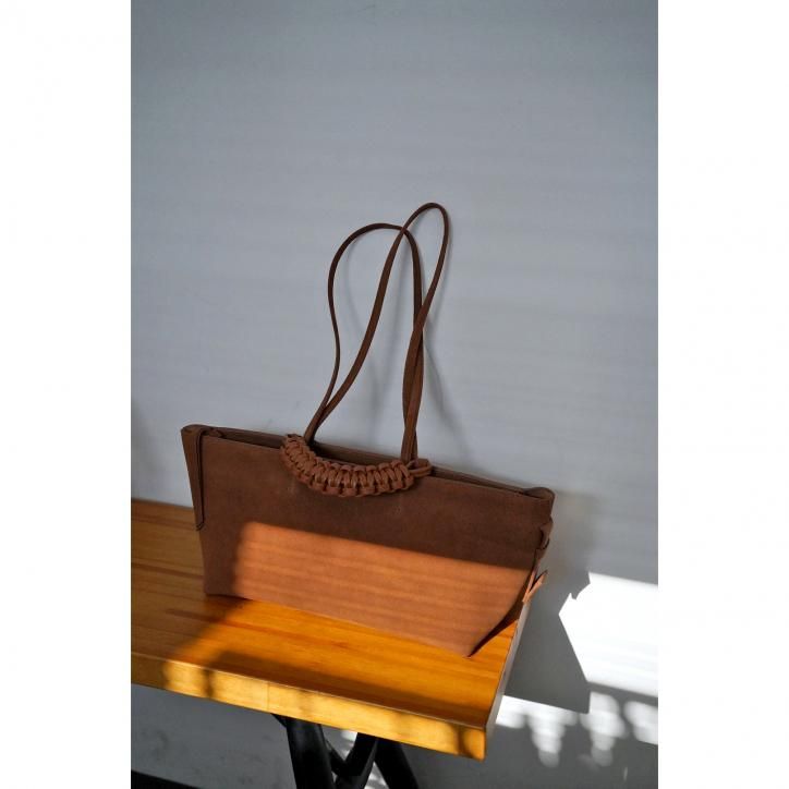 SAGAN VIENNA/ʡPAZAR TOTE BOAT SUEDE CAMEL