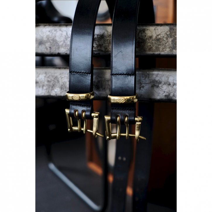 MARTIN FAIZEY/ޡƥե1.5inch Double Tongue Quick Release Belt BLACK