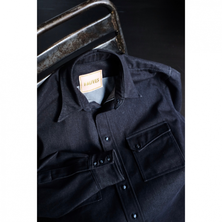 FAUVES /եSHIRTS RANCH/DENIM Black