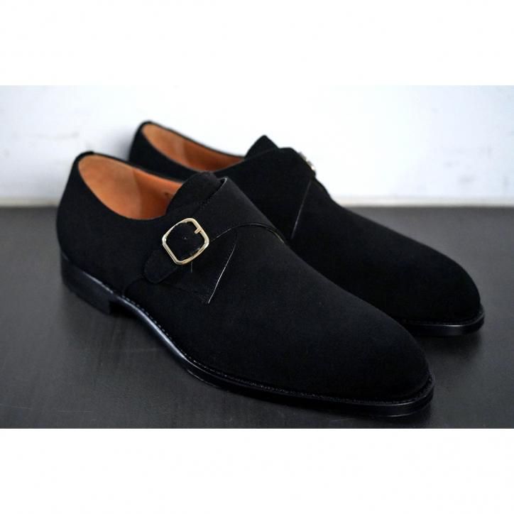 Last 2ۡF.lli GiacomettiFG397 SINGLE MONK STRAP PIA  SUPER BUCK HOLBORN BLACK