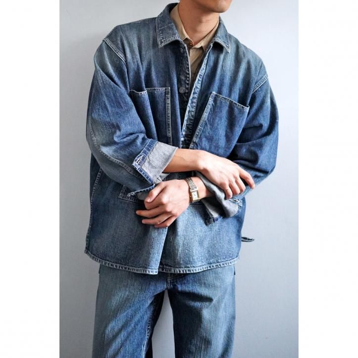 NICENESS I.COXON / I.コクソン エイジドエフェクト デニムジャ ケット