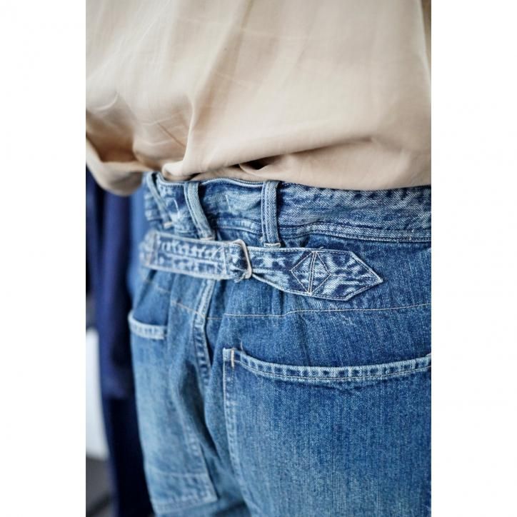 NICENESS I.MARR / I.マー エイジドエフェクトデニムトラウザー