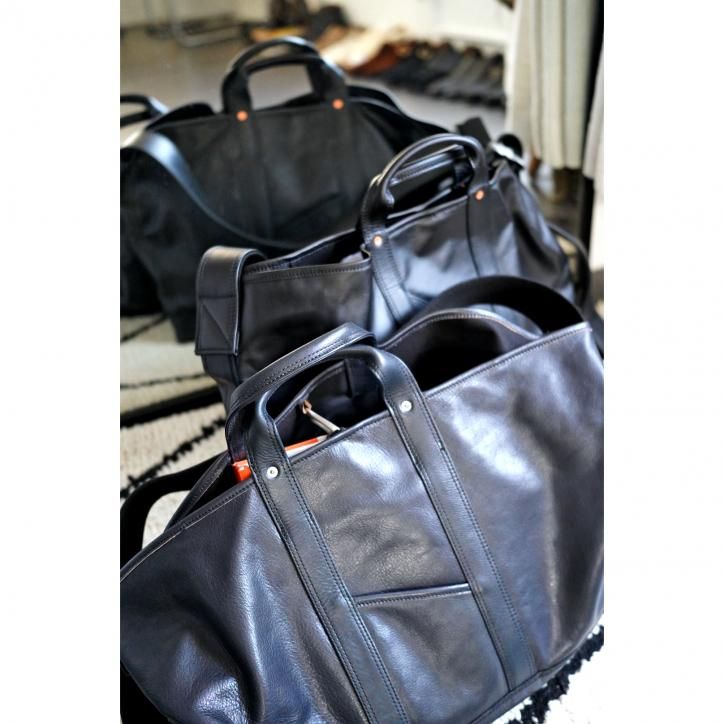 NICENESS T.LEDZ ブラウン トートバッグ Fサイズ T.LEDZ / T.レッズ( ショルダートートバッグ - オイルドホース
