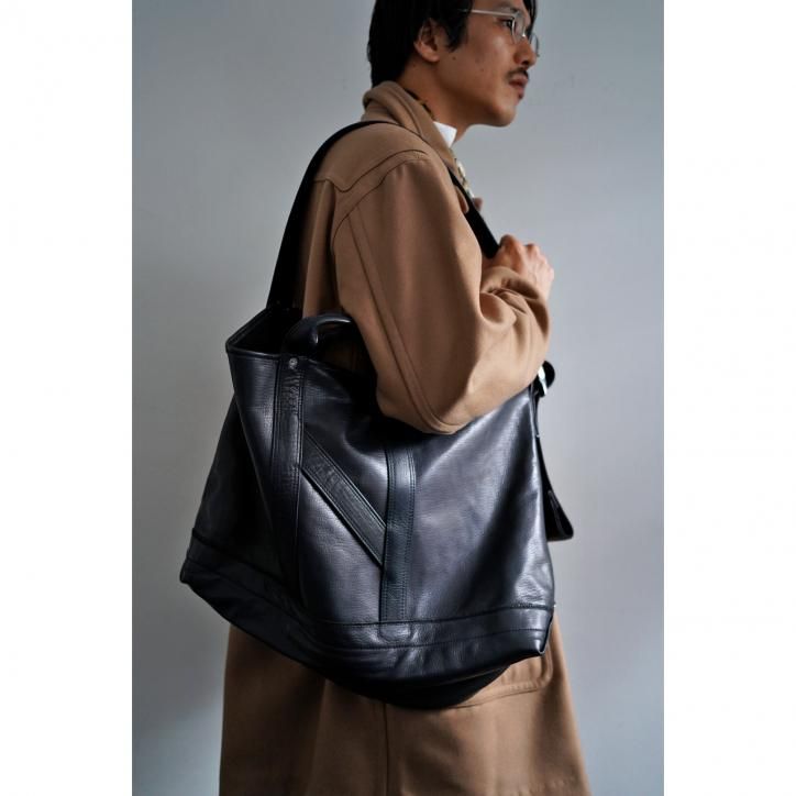 NICENESS L.LEDZ / L.レッズ ブラウンコアショルダーバッグ