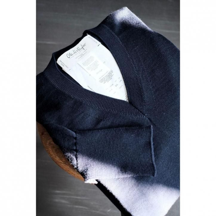 Olde H & Daughter/ɥɥɡBASIC WOOL V P/O NAVY
