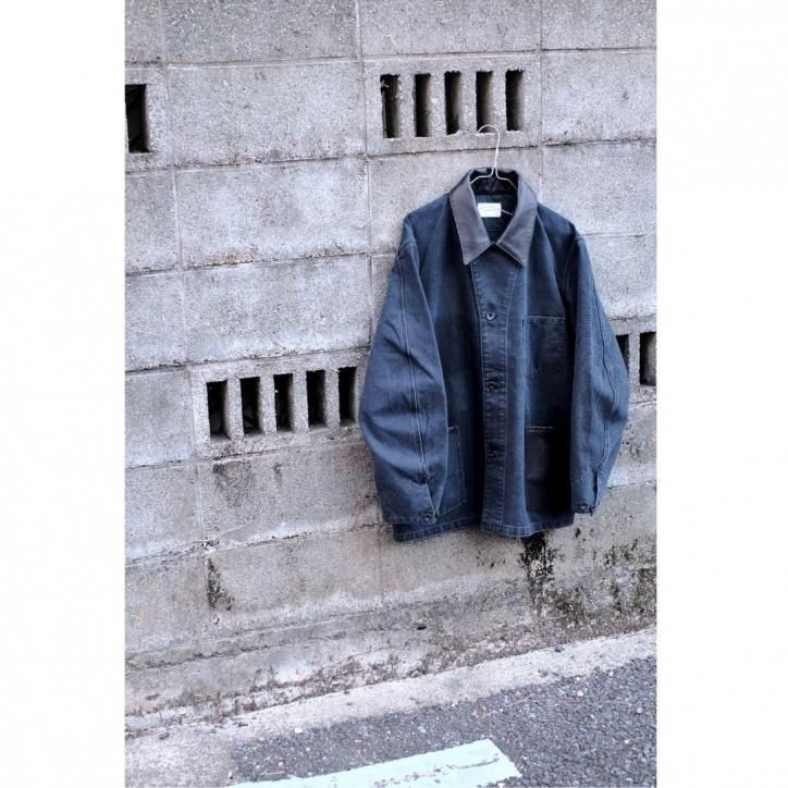 10/5 21:00-ۡSARTO/ȡۡ25AWCANVAS COVERALL JACKET/BLACK