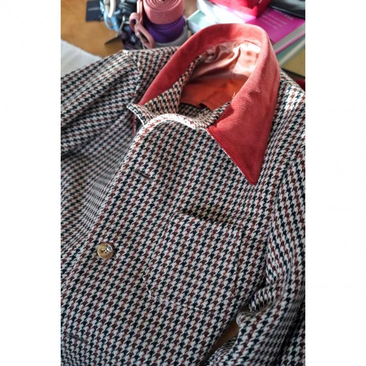 10/7 20:00~ۡla favola/եܥCOVERALL COAT GUNCLUB CHECK