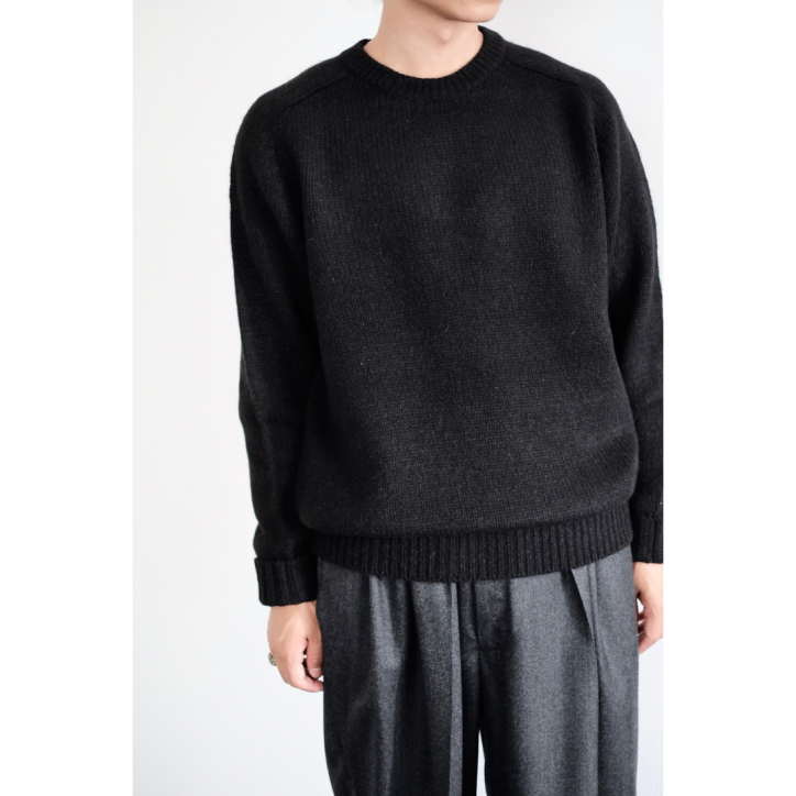 10/11 20:00~ۡwalenode/Ρɡۡ25AWInnocent YAK Shetland sweater Black