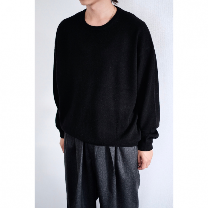 10/11 20:00~ۡwalenode/Ρɡۡ25AWInnocent YAK Sweat like sweater Black
