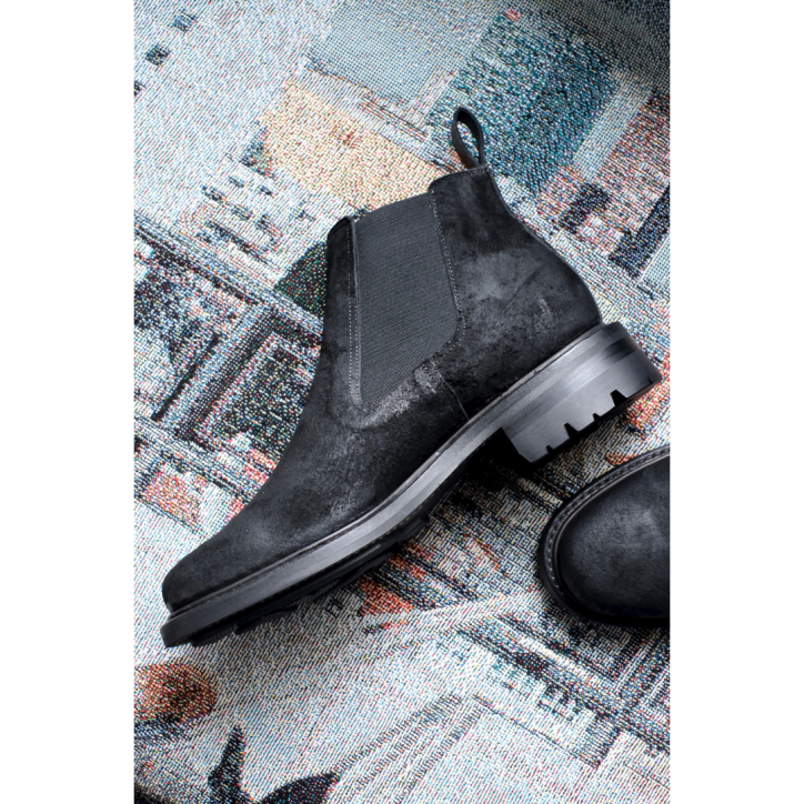 POST PRODUCTION ݥ ץRain-Worker Waxed Ezojika Suede Black