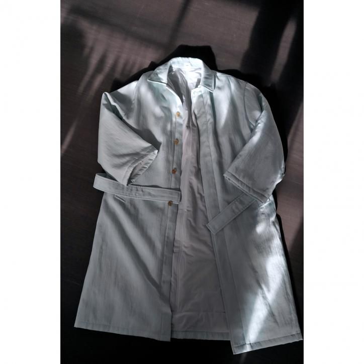 【Pan/パン】NYLON PL LONG COAT MINT