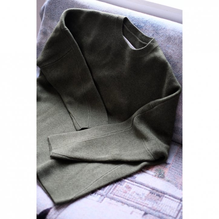 nonnotte/ΥΥåȡۡ25AWDraping C/N Pullover Smoky Khaki