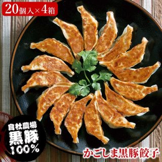 かごしま黒豚餃子 (20個入) ×4箱