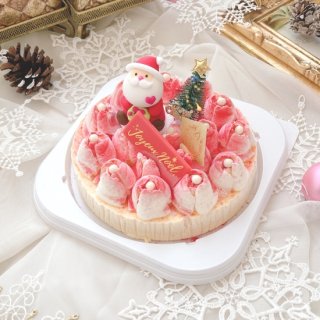 <img class='new_mark_img1' src='https://img.shop-pro.jp/img/new/icons14.gif' style='border:none;display:inline;margin:0px;padding:0px;width:auto;' />クリスマス2022 純生・冷凍ケーキ「メルティーローズ ベイクドチーズケーキ」5号