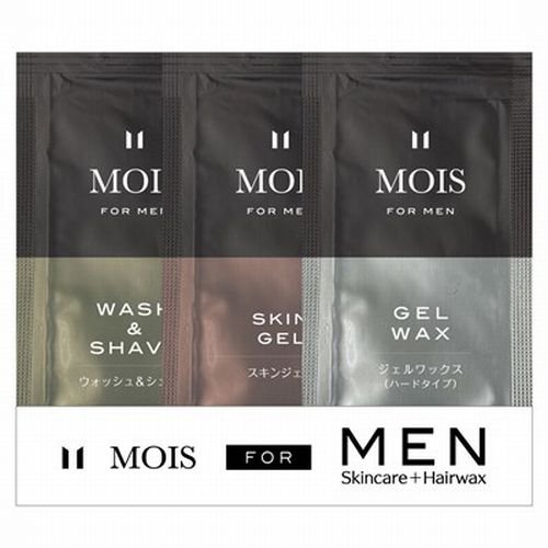 MOIS for Men 男性化粧品　3点台紙セット　200セット - アメニティグッズ、ホテル用品販売・通販｜株式会社オキナ販売