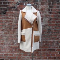 TheDelight ZIPUP MOUTON COAT CAMEL ジップ ムートン コート キャメル 