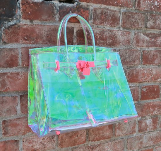 TheDelight AURORA CLEAR BIRKIN BAG　オーロラ　クリア　バーキン　バッグ - vintage & select  shop The Delight shop