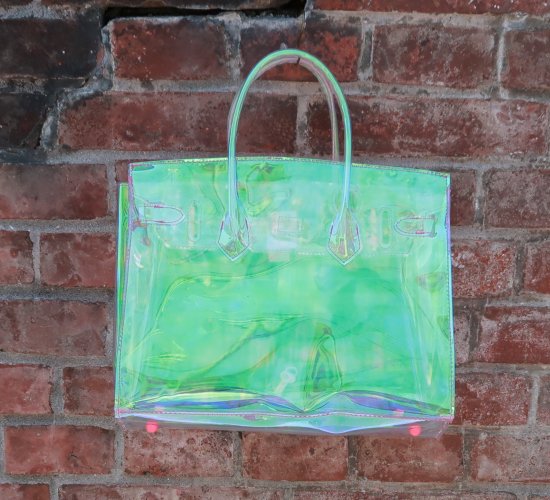 TheDelight AURORA CLEAR BIRKIN BAG　オーロラ　クリア　バーキン　バッグ - vintage & select  shop The Delight shop