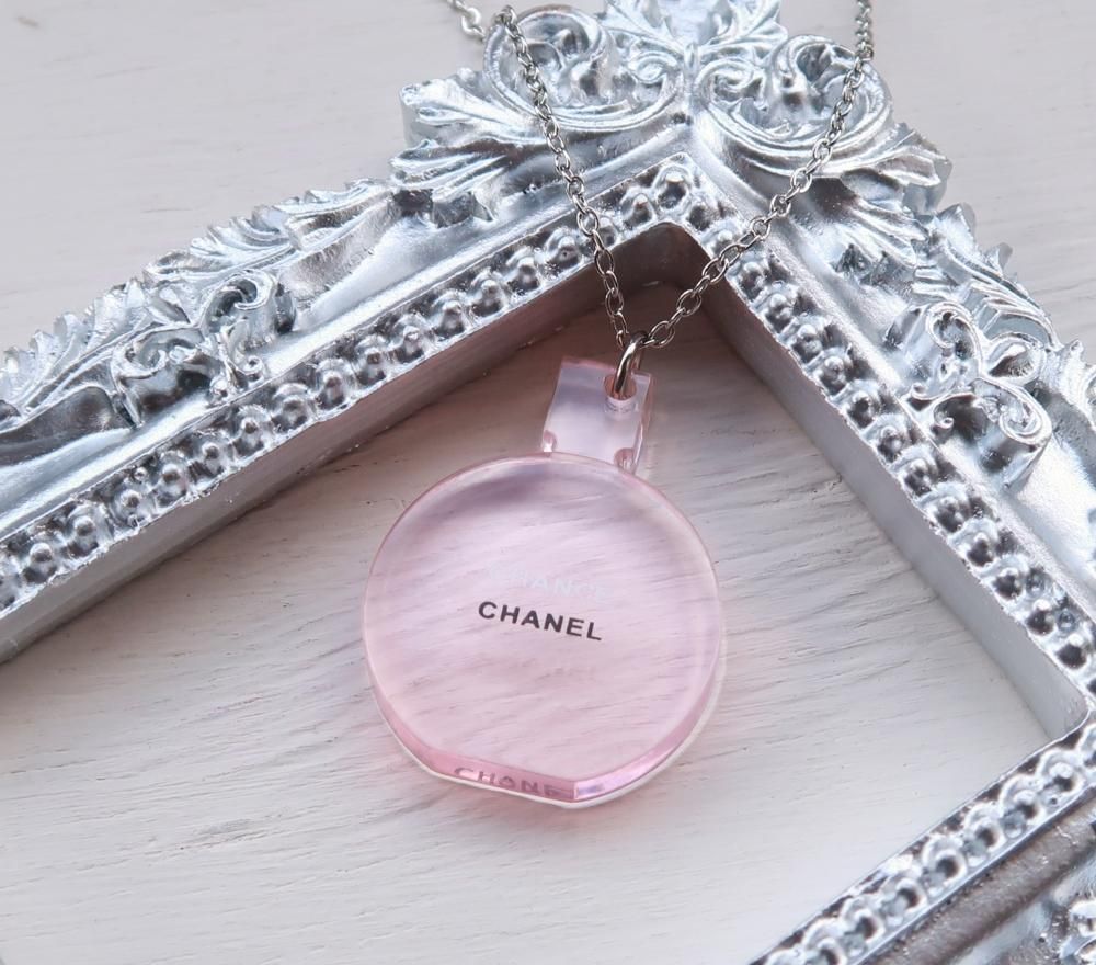 CHANEL vintage （シャネル ヴィンテージ）　chanece 香水瓶　モチーフ　チャーム　ピンク - vintage & select  shop The Delight shop