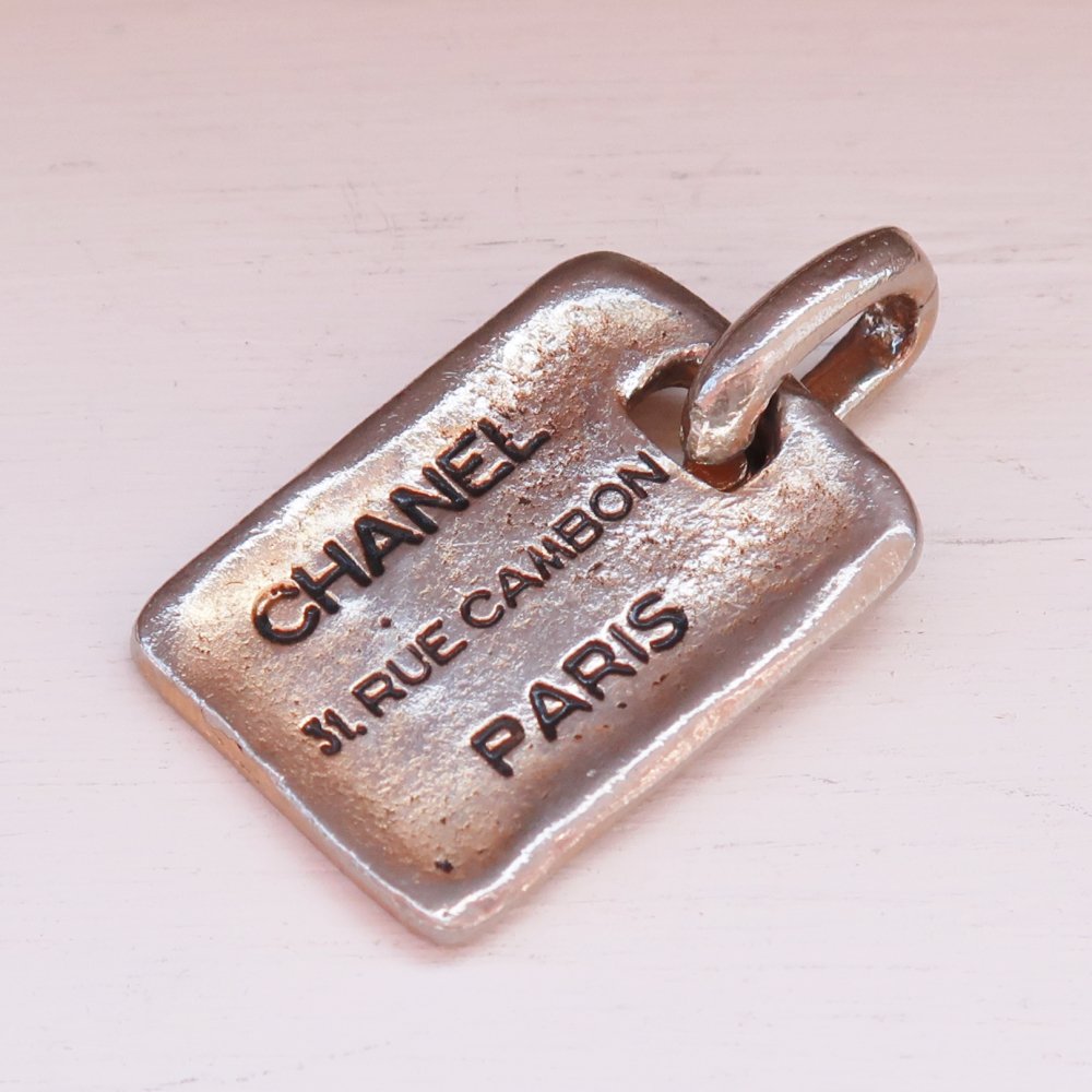 シャネル ビンテージ ペンダント チャーム正規品 ネックレス 保存袋付き0025カラーゴールド