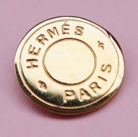 1038 HERMES（ヴィンテージ　エルメス） セリエ　マーク　ボタン　ゴールド