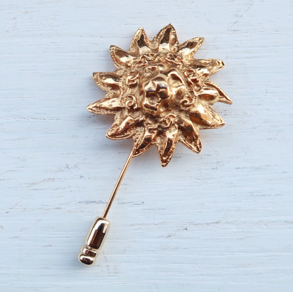 CHANEL vintage （シャネル　ヴィンテージ）LION DESIGN PIN BROUCH(ライオン　デザイン　ピン　ブローチ) -  vintage & select shop The Delight shop