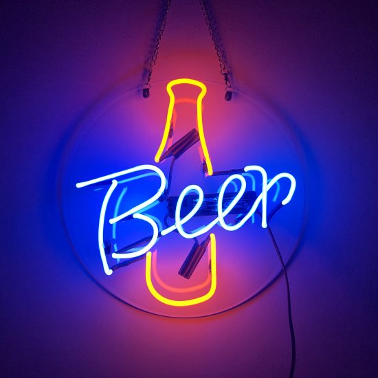 ネオンサイン Beer Neon Light Sign ネオンライト 装飾用 デコレーション ネオン管 装飾壁 インテリア ホーム 部屋 バー カフェ  クラブ 祭り 娯楽場所 店舗 看板