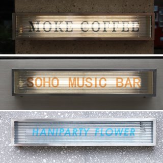 Corrugated acrylic light box bar coffee shop luminous signboard wall-mounted light box custom
