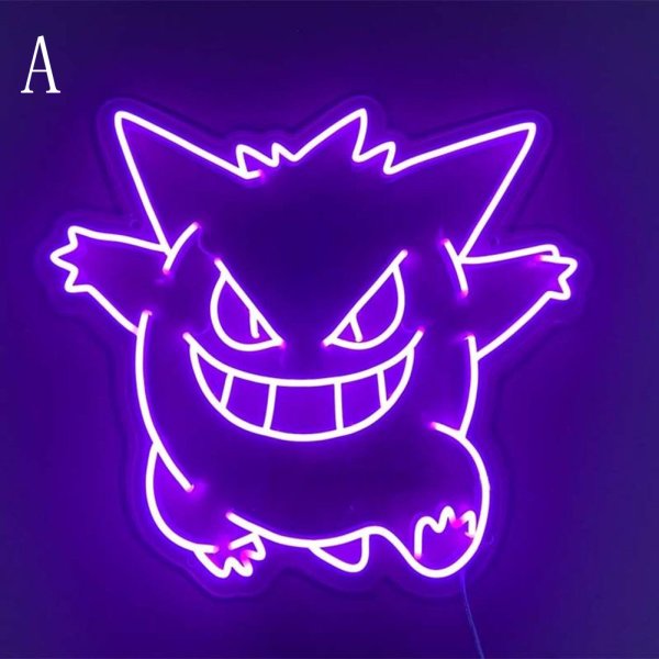 LEDネオンライト Gengar Neon Signs 室内装飾 LEDネオンサイン