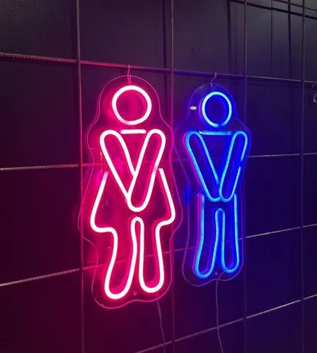 LED ネオンサイン トイレ標識