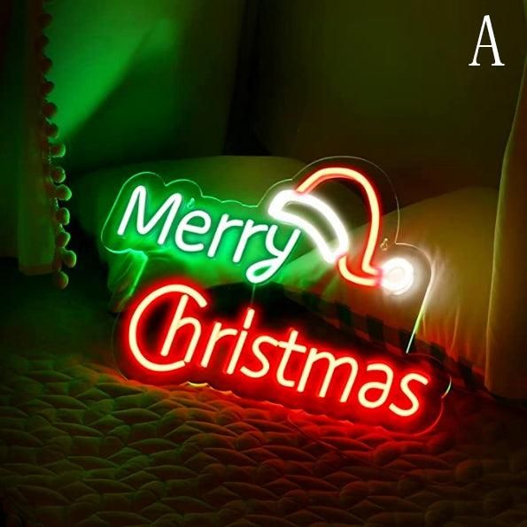 LEDネオンサインメリークリスマス LED Merry Christmas Neon Sign 営業