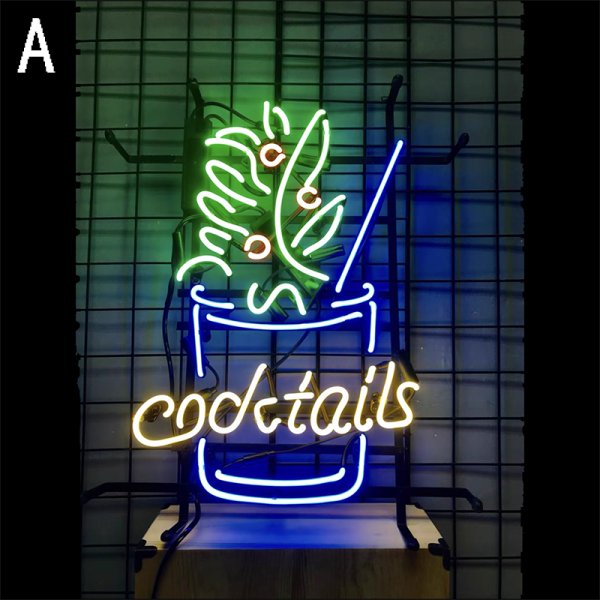 ネオンサイン カクテル ネオン看板 ネオンサイン 広告 店舗用 COCKTAIL NEON SIGN アメリカン雑貨 看板 ネオン管