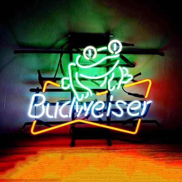 ネオンサイン Budweiser バドワイザー ビール ネオン看板 ネオンサイン 広告 レストラン 居酒屋 店舗用 NEON SIGN アメリカン雑貨 看板  ネオン管