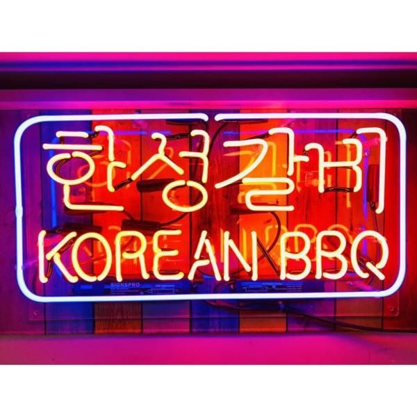 ネオンサイン BBQ 焼き肉 レストラン装飾 インテリア 店舗装飾