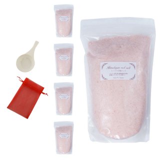 ヒマラヤ岩塩 業務用 ピンクパウダー 食用 バスソルト 1kg 5袋