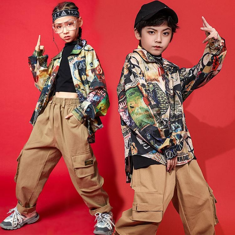 MA-1 ライン入り ジャケット ジャージ ダンス衣装 キッズ 男の子