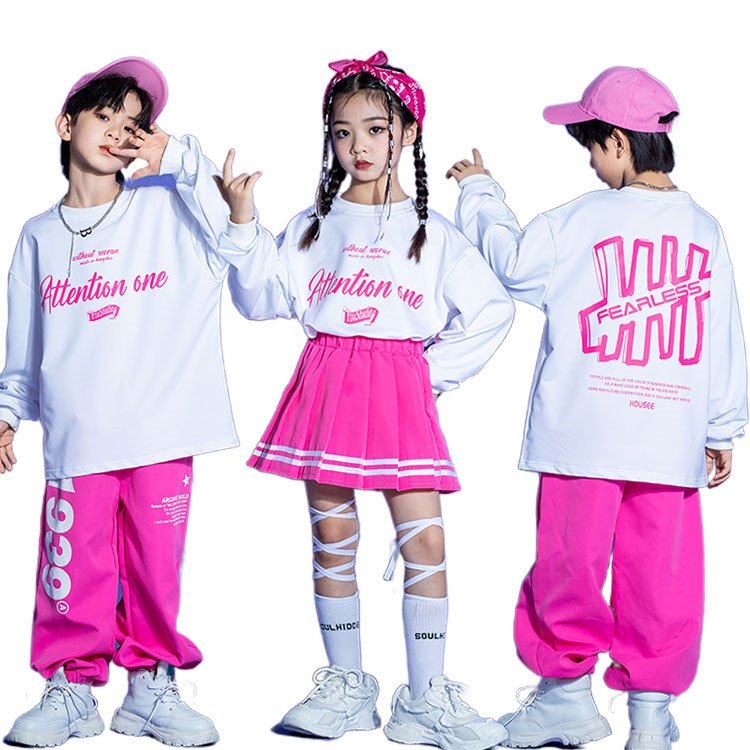 キッズダンス衣装 ヒップホップ キッズ ダンス 衣装 子供服 かっこいい 演出服 舞台服 HIPHOP ステージ衣装 応援団 女の子 ダンス練習着  jazz 発表会 人気 おしゃれ - just-for-you