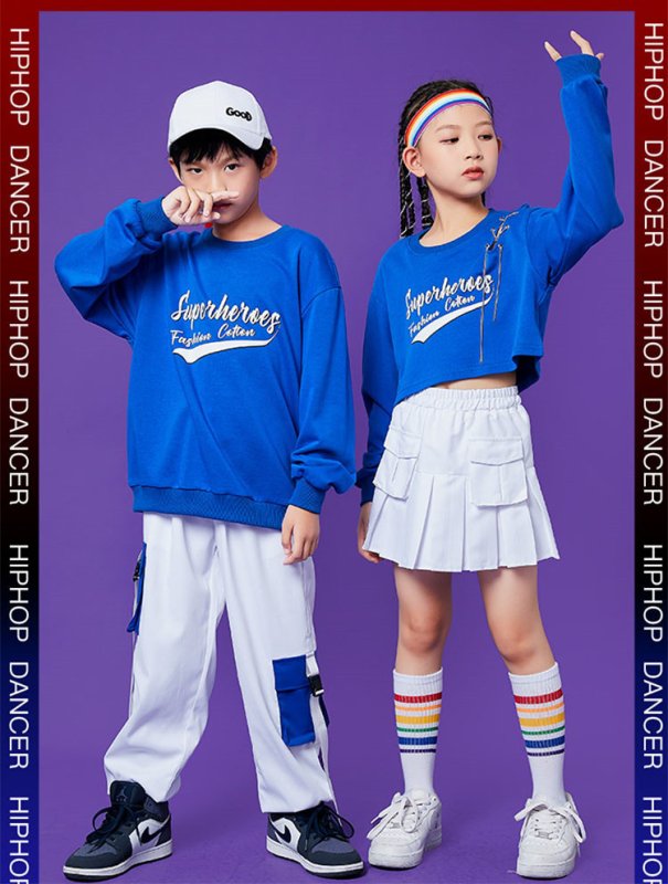 キッズダンス衣装 ヒップホップ キッズ ダンス 衣装 子供服 かっこいい 演出服 舞台服 HIPHOP ステージ衣装 応援団 女の子 ダンス練習着  jazz 発表会 人気 おしゃれ - just-for-you